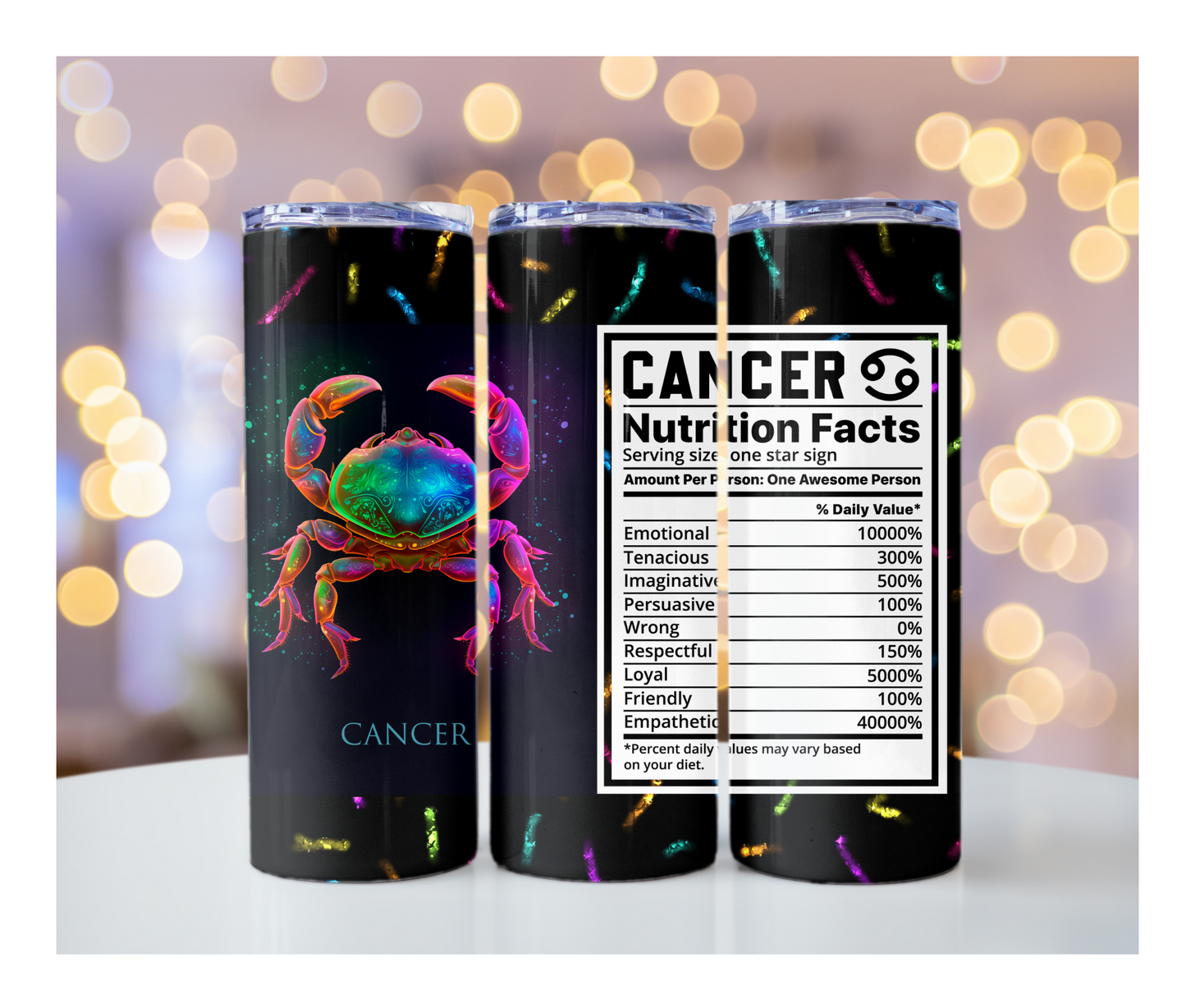 Zodiac Cancer Tumbler